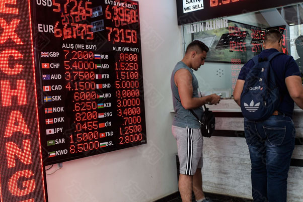 macro markets巨汇：埃尔多安宣布救援计划后 土耳其里拉汇率从历史低点急剧反弹