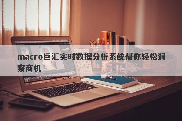 macro巨汇实时数据分析系统帮你轻松洞察商机