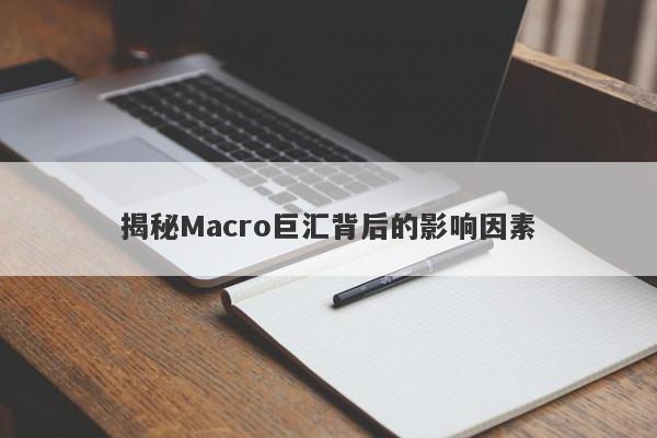 揭秘Macro巨汇背后的影响因素