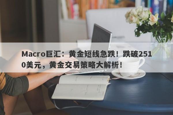 Macro巨汇：黄金短线急跌！跌破2510美元，黄金交易策略大解析！